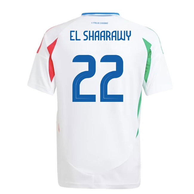 2024-2025 Italy Away Shirt (Kids) (EL SHAARAWY 22) — Buy Online
