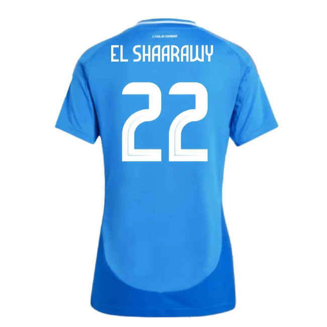 2024-2025 Italy Home Shirt (Ladies) (EL SHAARAWY 22) — Shop Online
