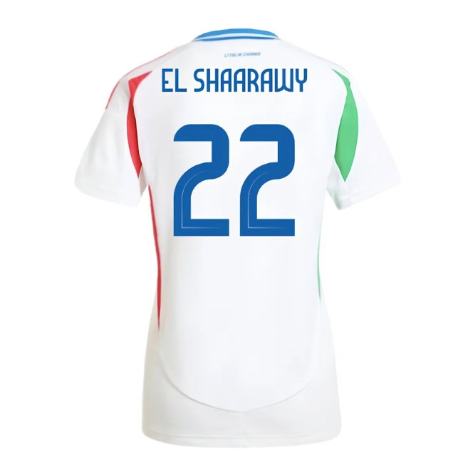 2024-2025 Italy Away Shirt (Ladies) (EL SHAARAWY 22) — Shop Online