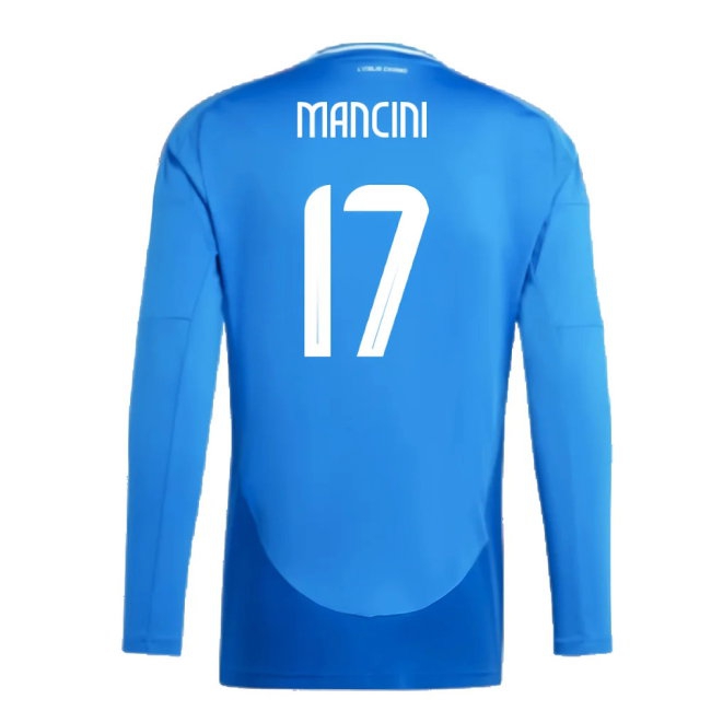 2024-2025 Italy Long Sleeve Home Shirt (MANCINI 17) — Buy Online