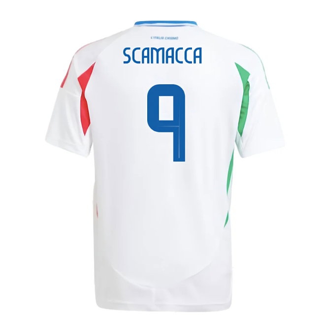 2024-2025 Italy Away Shirt (Kids) (SCAMACCA 9) — Shop Online