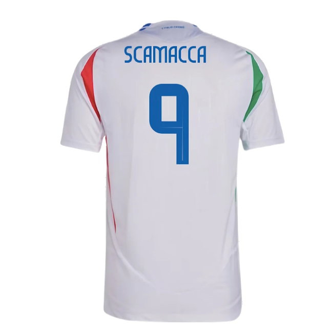 2024-2025 Italy Player Version Away Shirt (SCAMACCA 9) — Buy Now