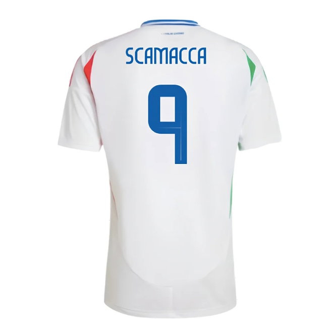 2024-2025 Italy Away Shirt (SCAMACCA 9) — Buy Now