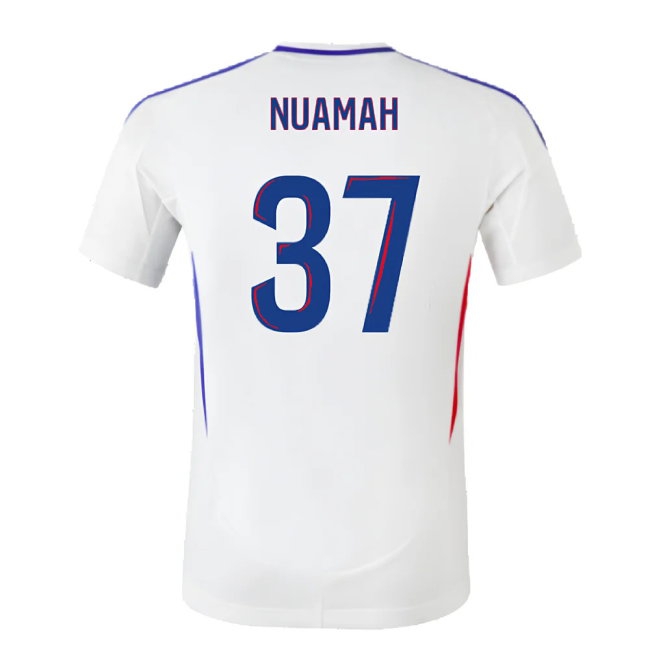 2024-2025 Olympique Lyon Home Shirt (Nuamah 37) — Buy Online