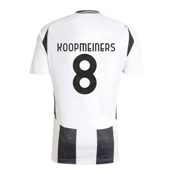 2024-2025 Juventus Home Shirt (Koopmeiners 8) — Shop Now