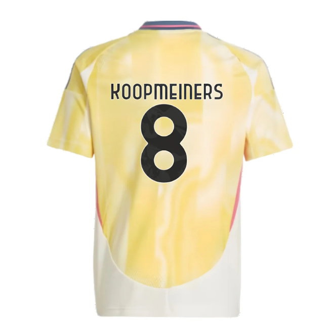 2024-2025 Juventus Away Shirt (Kids) (Koopmeiners 8) — Buy Now