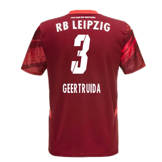 2024-2025 Red Bull Leipzig Away Shirt (Geertruida 3) — Shop Online
