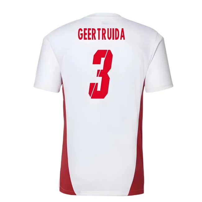 2024-2025 Red Bull Leipzig Training Shirt (White) (Geertruida 3) — Buy Now