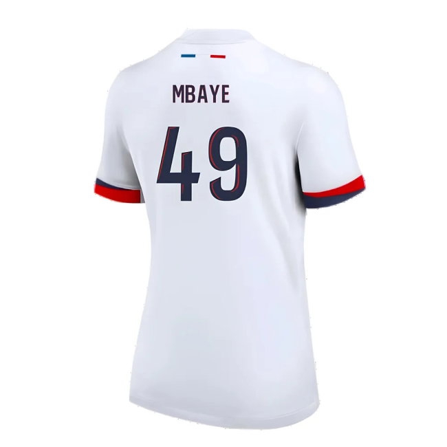 2024-2025 PSG Away Shirt (Womens) (Mbaye 49) — Shop Online