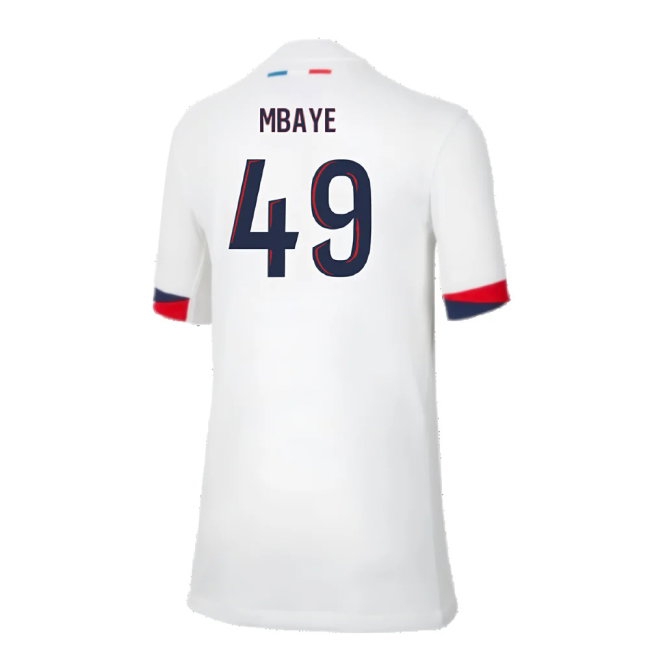 2024-2025 PSG Away Shirt (Kids) (Mbaye 49) — Buy Online