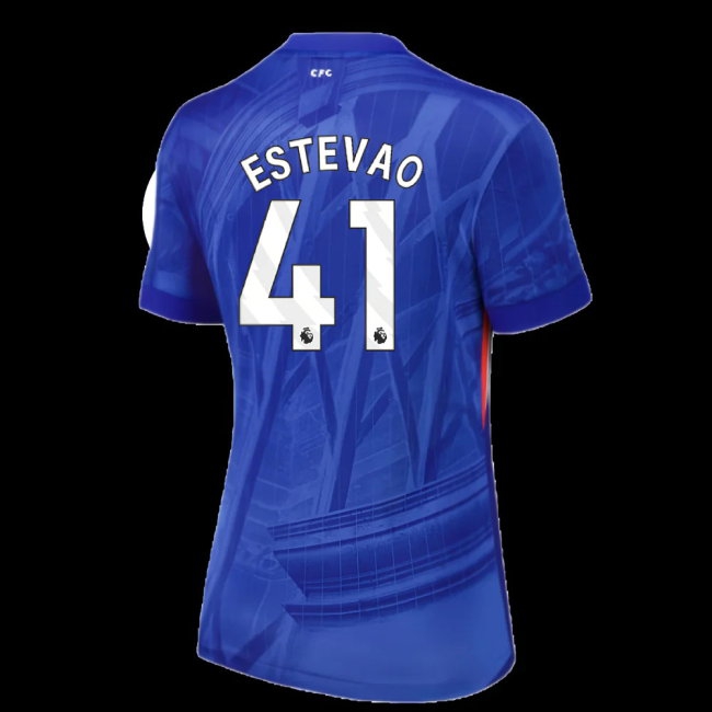 2025-2026 Chelsea Home Shirt (Womens) (Estevao 41) — Shop Online