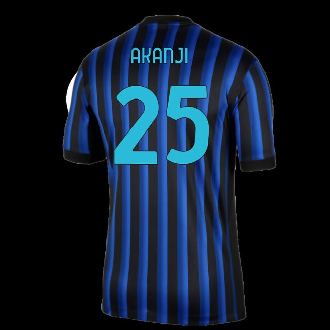 2025-2026 Inter Milan Home Shirt (Akanji 25) — Shop Online