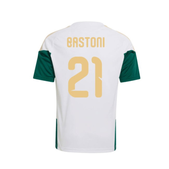 2026-2027 Italy Training Jersey (White) - Kids (Bastoni 21) — Shop Online