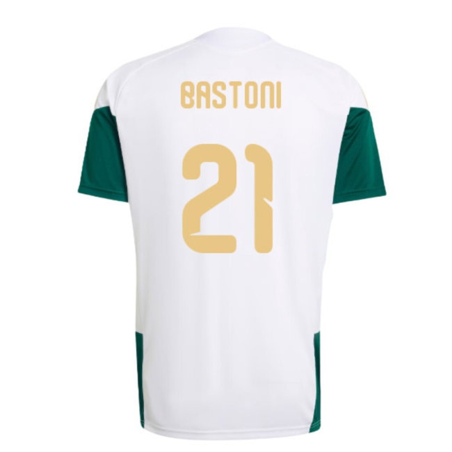 2026-2027 Italy Training Jersey (White) (Bastoni 21) — Shop Online