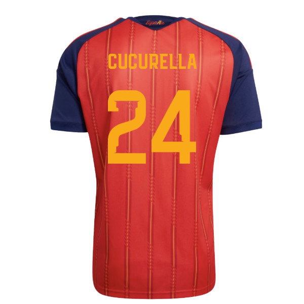 2026-2027 Spain Home Shirt (Cucurella 24) — Buy Online