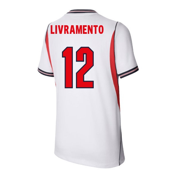 2026-2027 England Home Shirt (Kids) (Livramento 12) — Shop Now