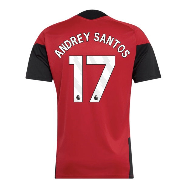 2026-2027 Man Utd Training Jersey (Red) (Andrey Santos 17)