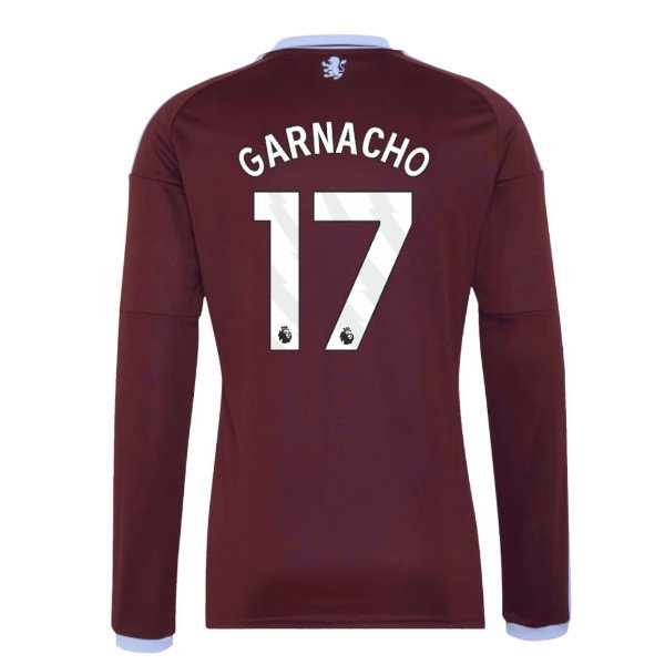 2026-2027 Aston Villa Long Sleeve Home Shirt (Garnacho 17) — Buy Online