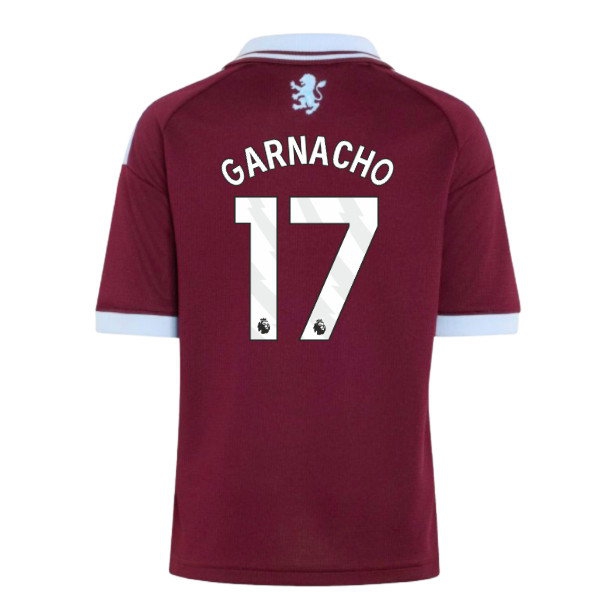 2026-2027 Aston Villa Home Shirt (Kids) (Garnacho 17) — Buy Now