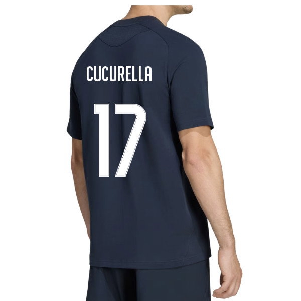 2026-2027 Real Madrid Tiro Travel Tee (Navy) (Cucurella 17) — Shop Online