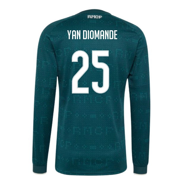 2026-2027 Real Madrid Long Sleeve Away Shirt (Yan Diomande 25)