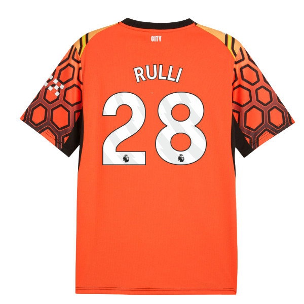 2026-2027 Man City Goalkeeper Shirt (Orange) (Rulli 28) — Buy Online