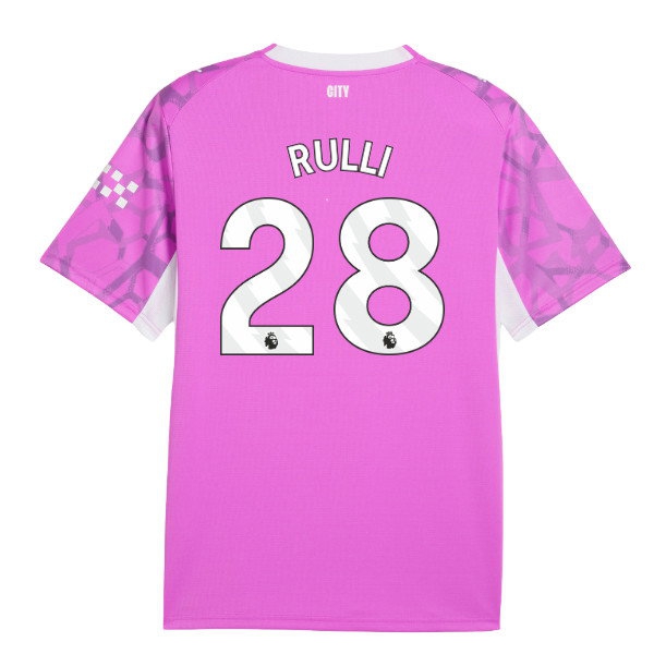2026-2027 Man City Goalkeeper Shirt (Electric Orchid) (Rulli 28) — Buy Online
