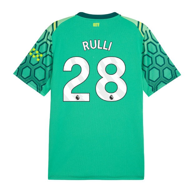 2026-2027 Man City Goalkeeper Shirt (Green) (Rulli 28) — Shop Online