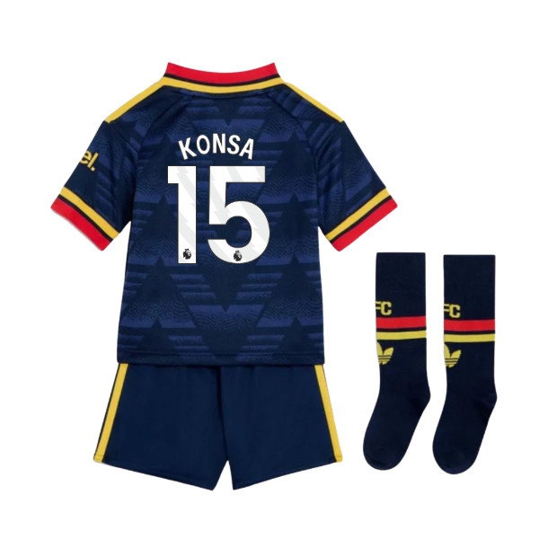2026-2027 Arsenal Away Mini Kit (Konsa 15) — Buy Now