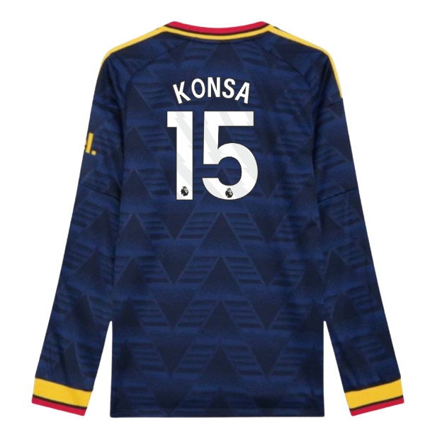 2026-2027 Arsenal Player Version Long Sleeve Away Shirt (Konsa 15) — Buy Now