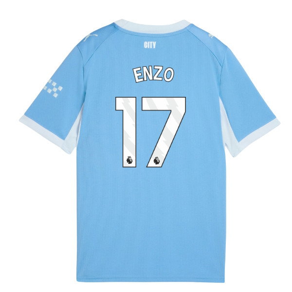 2026-2027 Man City Home Shirt (Kids) (Enzo 17) — Buy Online