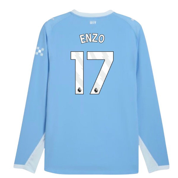2026-2027 Man City Player Version Long Sleeve Home Shirt (Enzo 17) — Shop Online