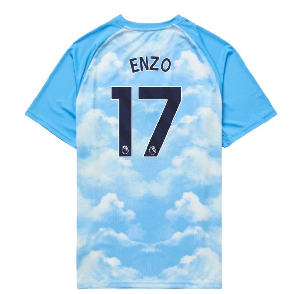 2026-2027 Man City Warm Up Jersey (Icy Blue) - Kids (Enzo 17) — Buy Now