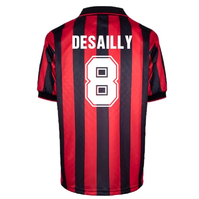 AC Milan 1996 Home Retro Shirt (DESAILLY 8) — Shop Online