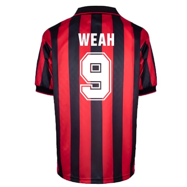 AC Milan 1996 Home Retro Shirt (Weah 9) — Buy Now