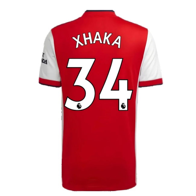 Arsenal 2021-2022 Home Shirt (XHAKA 34) — Shop Now