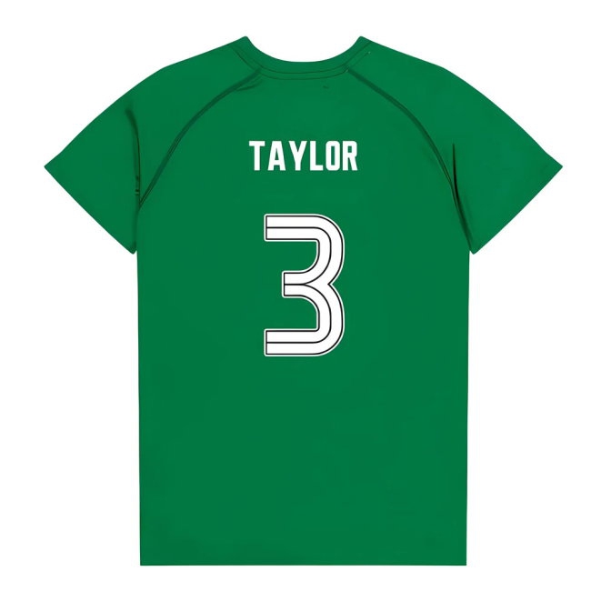 Celtic Poly T-shirt (Green/White) - Kids (Taylor 3)