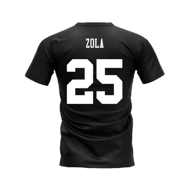 Chelsea 1995-1996 Retro Shirt T-shirts (Black) (Zola 25) — Buy Now
