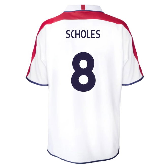 England 2004 Retro Football Shirt (Scholes 8) — Buy Online