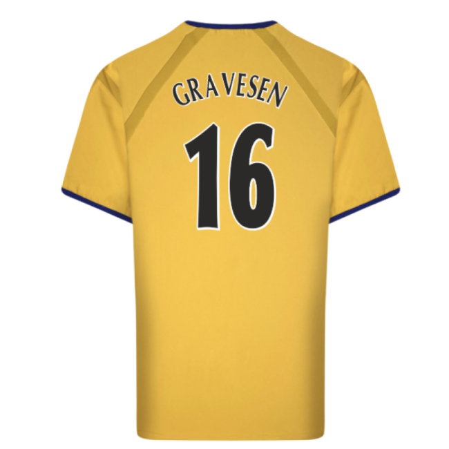 Everton 2003 Anniversary Retro Away Shirt (Gravesen 16) — Shop Now
