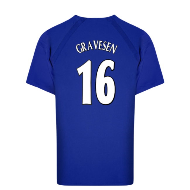 Everton 2003 Anniversary Retro Home Shirt (Gravesen 16) — Shop Now