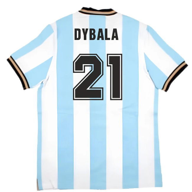 False Nein Argentina Home Vintage Shirt (DYBALA 21) — Buy Online