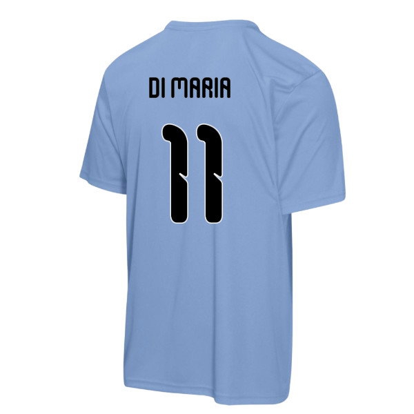 FIFA Argentina 2026 World Cup Poly Tshirt (Blue) (Di Maria 11)