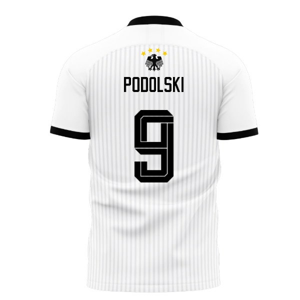 Germany Retro Home Concept Kit Adult Short Sleeve (Podolski 9) — Buy Now