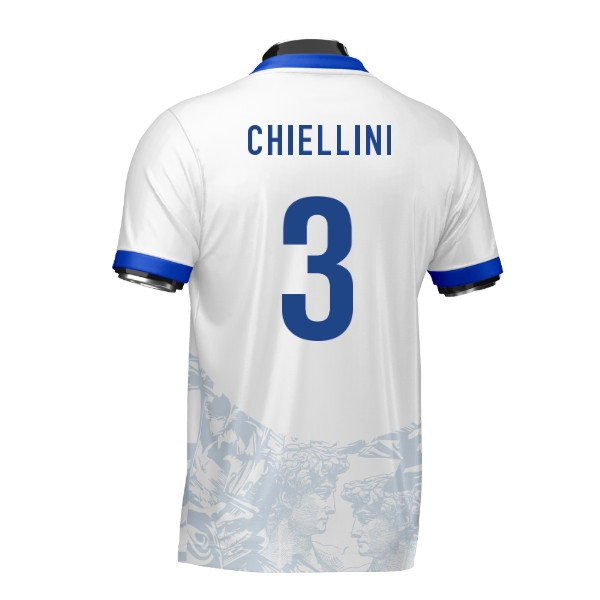 Italy Heritage Football Jersey (Wolvate) Adult Short Sleeve (Chiellini 3) — Buy Online