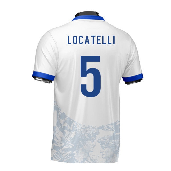 Italy Heritage Football Jersey (Wolvate) Adult Short Sleeve (Locatelli 5) — Buy Online