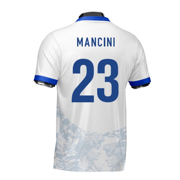 Italy Heritage Football Jersey (Wolvate) Adult Short Sleeve (Mancini 23) — Buy Online