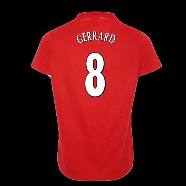 Liverpool FC 2005 Istanbul Home Shirt (Womens) (GERRARD 8) — Shop Online