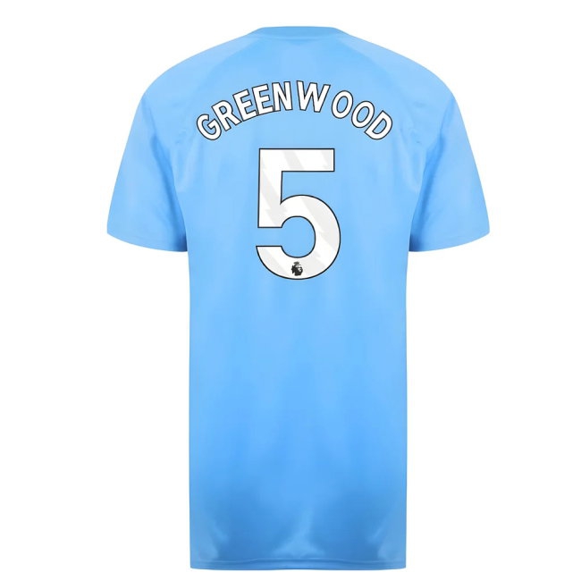 Man City Poly T-Shirt (Blue) (Greenwood 5) — Shop Now