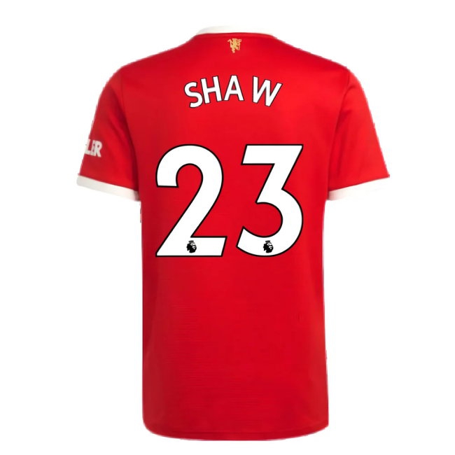 Man Utd 2021-2022 Home Shirt (SHAW 23) — Shop Now